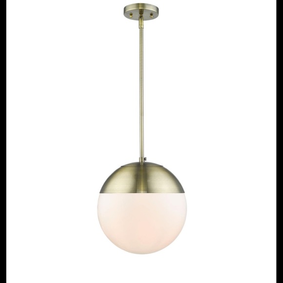 NWT Golden Lighting Dixon Single Light 11-3/4" Wide Pendant - Picture 1 of 2